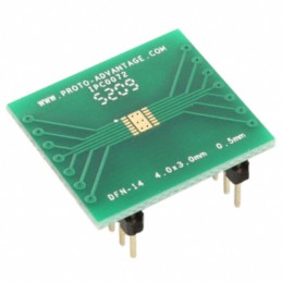 1 pcs : IPC0072 - DFN-14 TO DIP-18 SMT ADAPTER