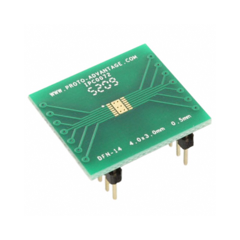 1 pcs : IPC0072 - DFN-14 TO DIP-18 SMT ADAPTER