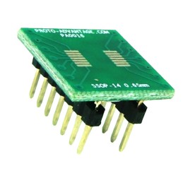 1 pcs : PA0016 - SSOP-14 TO DIP-14 SMT ADAPTER