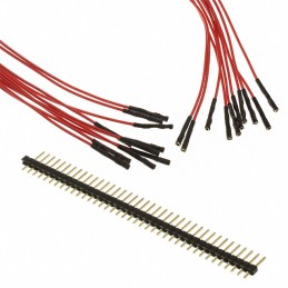 1 pcs : 920-0143-01 - 10 PACK 12' RED FEMALE WITH 40 H