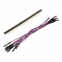 1 pcs : 920-0178-01 - QTY. 10 5' PURPLE FEMALE JUMPERS