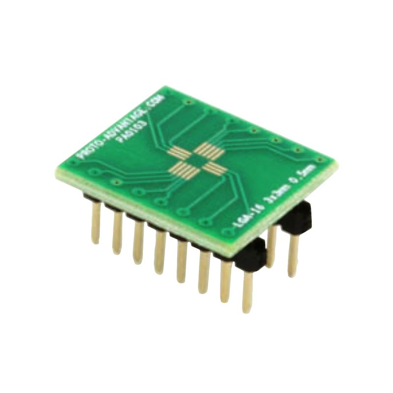 1 pcs : PA0103 - LGA-16 TO DIP-16 SMT ADAPTER