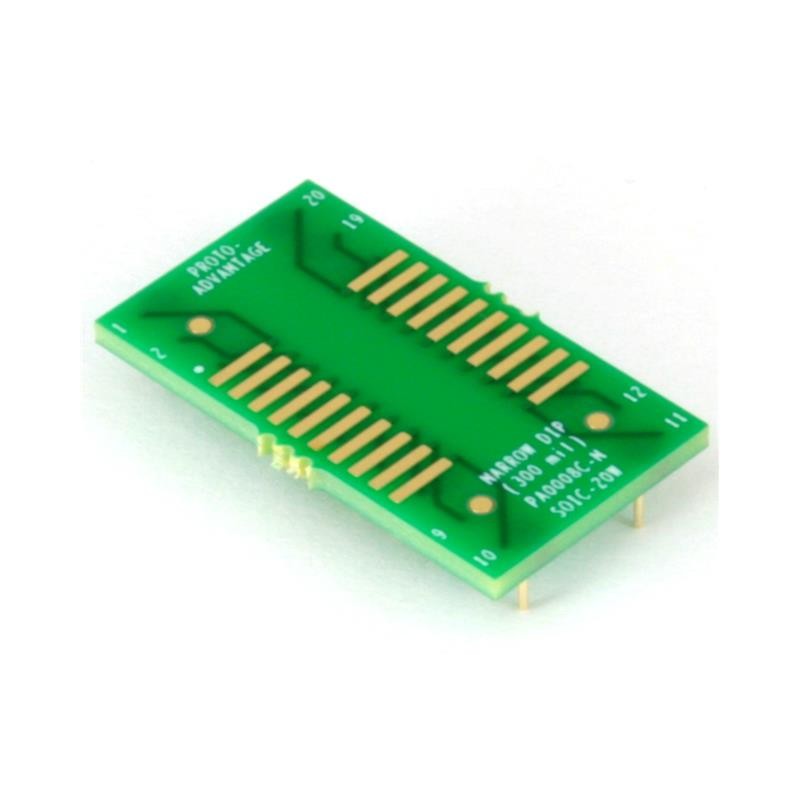 1 pcs : PA0008C-N - SOIC-20 TO DIP-20 NARROW SMT ADA