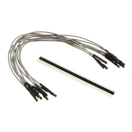 1 pcs : 920-0208-01 - 10 PACK 7' FEMALE GRAY JUMPERS W