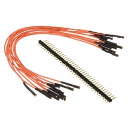 1 pcs : 920-0210-01 - 10 PACK 7' FEMALE ORANGE JUMPERS