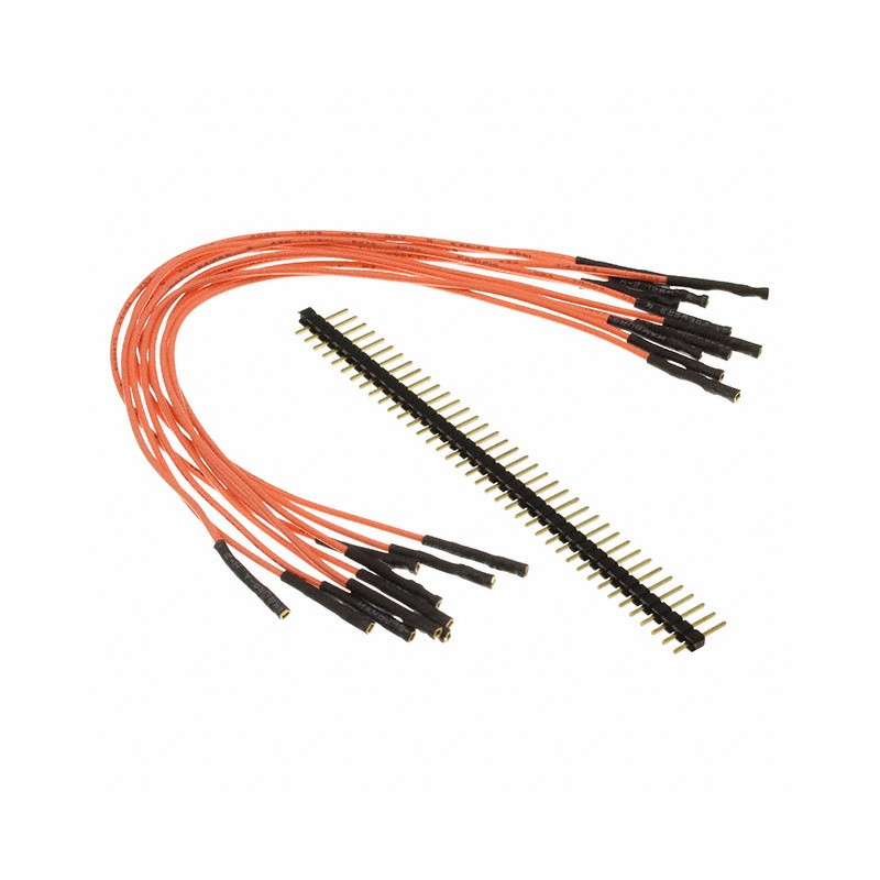 1 pcs : 920-0210-01 - 10 PACK 7' FEMALE ORANGE JUMPERS