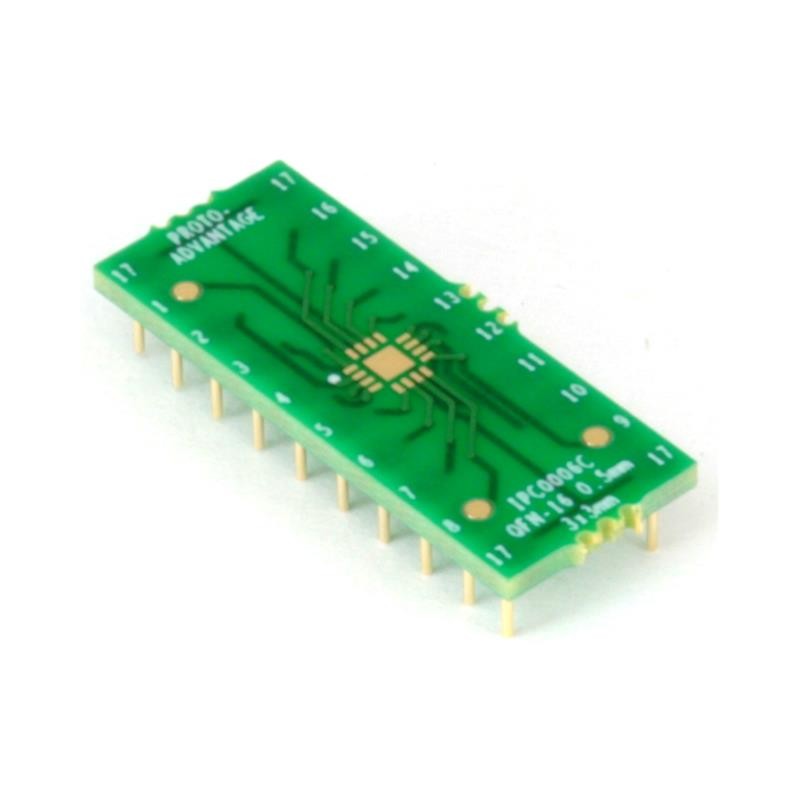 1 pcs : IPC0006C - QFN-16 TO DIP-20 SMT ADAPTER (0.
