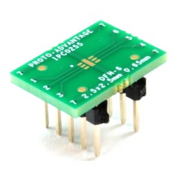 1 pcs : IPC0255 - DFN-6 TO DIP-10 SMT ADAPTER (0.6