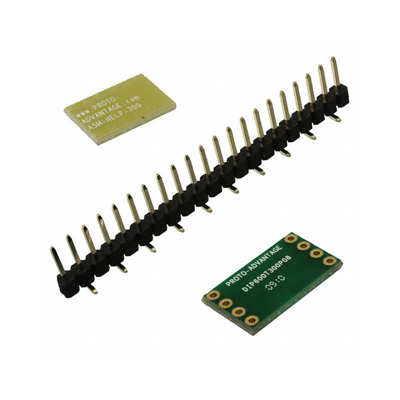 1 pcs : DIP600T300P08 - DIP-8 (0.6' BODY) TO DIP-8 (0.3'