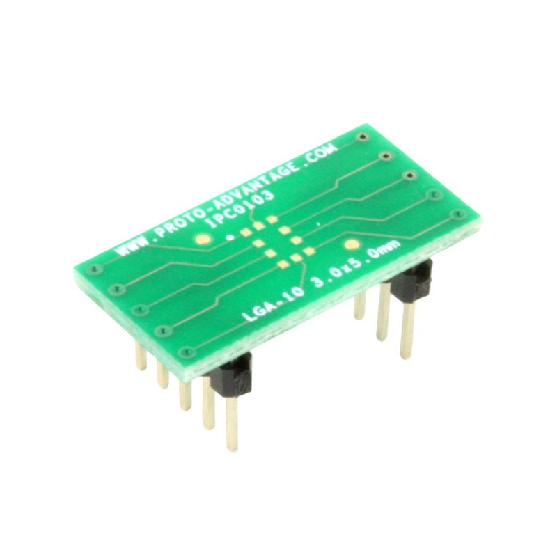 1 pcs : IPC0103 - LGA-10 TO DIP-10 SMT ADAPTER