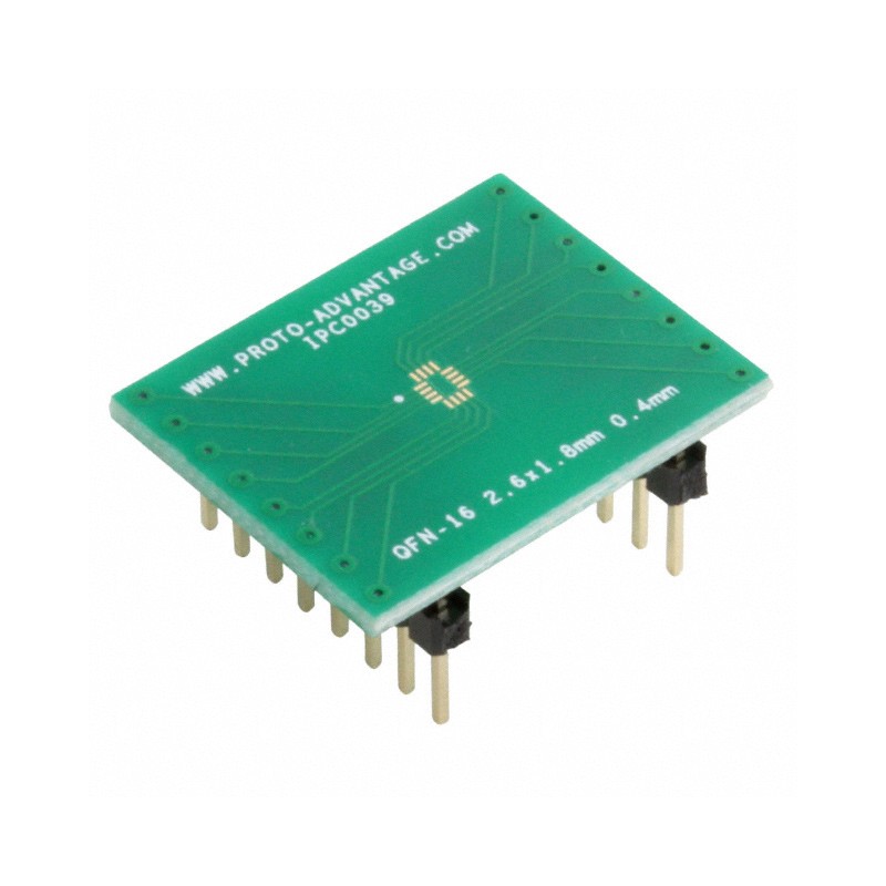 1 pcs : IPC0039 - QFN-16 TO DIP-16 SMT ADAPTER