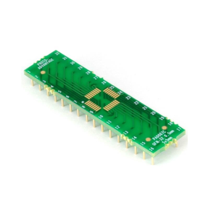 1 pcs : PA0067C - QFN-32 TO DIP-32 SMT ADAPTER (0.