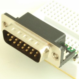 1 pcs : CN0031 - DB15 MALE ADAPTER BOARD