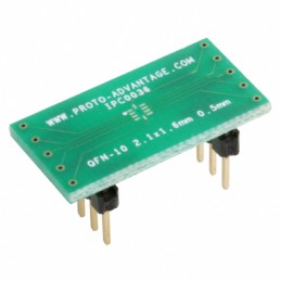 1 pcs : IPC0036 - QFN-10 TO DIP-10 SMT ADAPTER