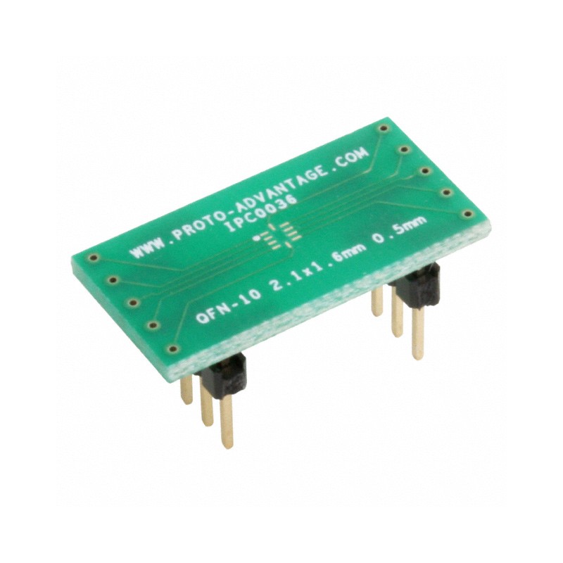 1 pcs : IPC0036 - QFN-10 TO DIP-10 SMT ADAPTER