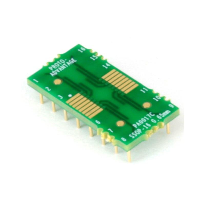 1 pcs : PA0017C - SSOP-16 TO DIP-16 SMT ADAPTER (0