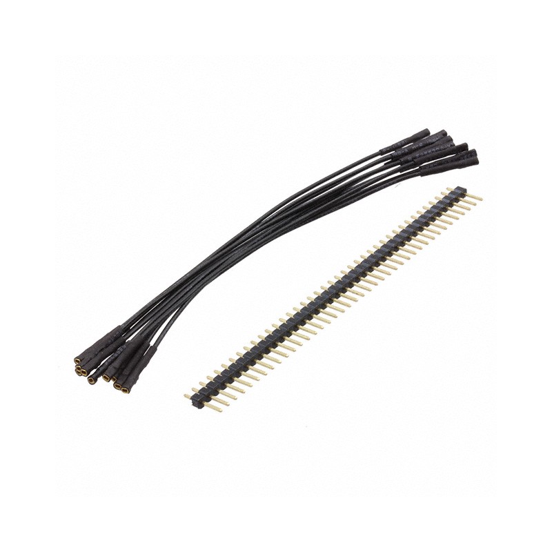 1 pcs : 920-0180-01 - QTY. 10 5' BLACKFEMALE JUMPERS A