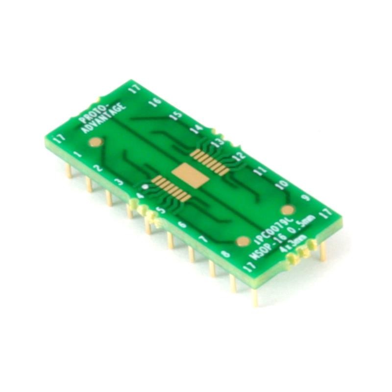 1 pcs : IPC0079C - MSOP-16 TO DIP-20 SMT ADAPTER (0
