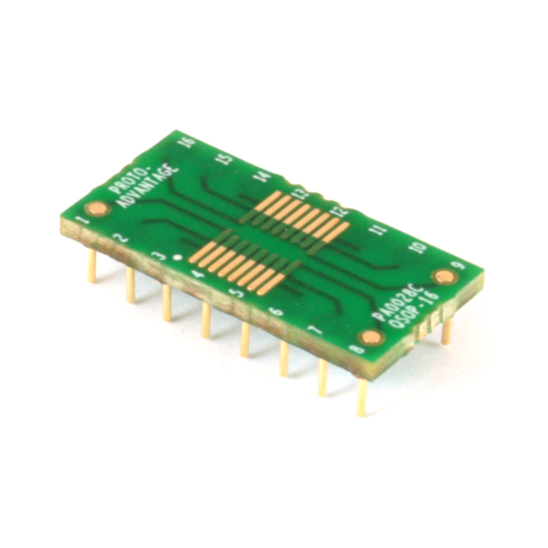 1 pcs : PA0028C - QSOP-16 TO DIP-16 SMT ADAPTER (0