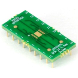 1 pcs : IPC0084C - DFN-14 TO DIP-18 SMT ADAPTER (0.