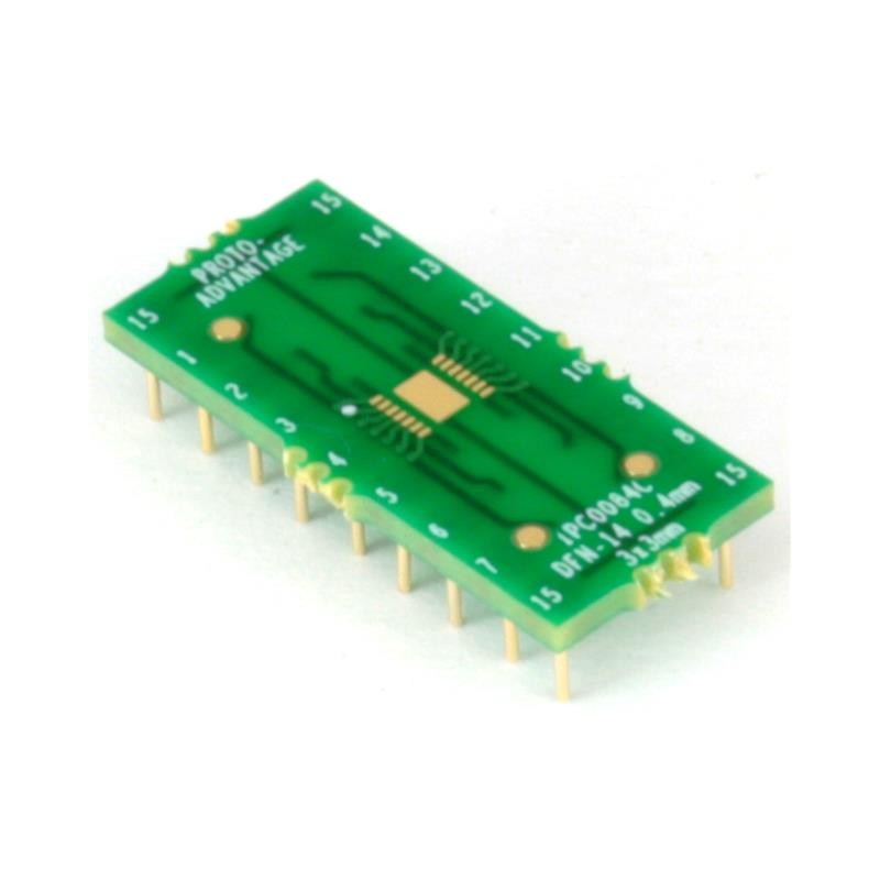 1 pcs : IPC0084C - DFN-14 TO DIP-18 SMT ADAPTER (0.