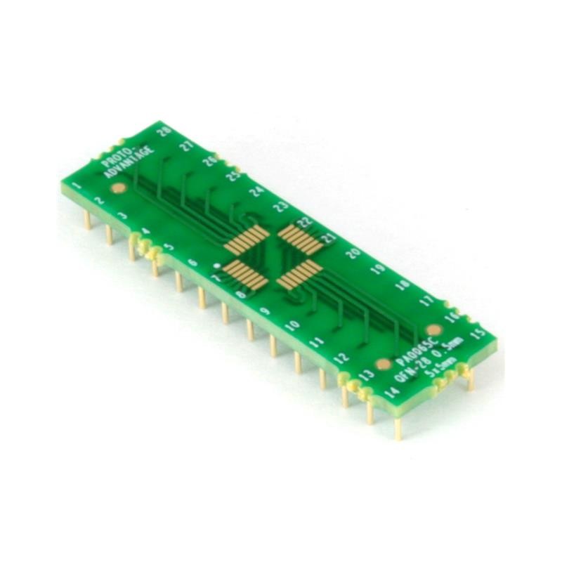 1 pcs : PA0065C - QFN-28 TO DIP-28 SMT ADAPTER (0.