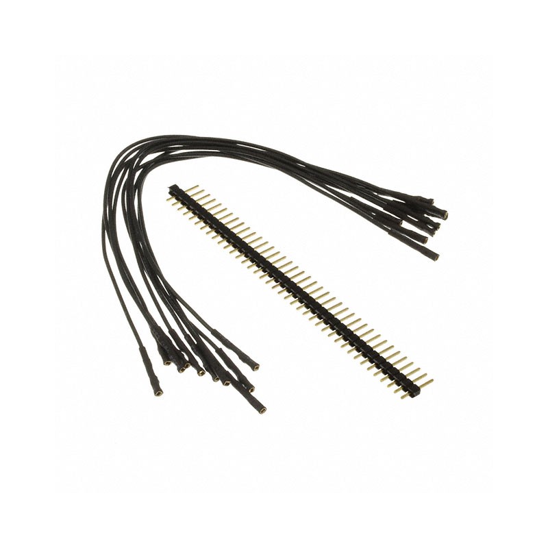 1 pcs : 920-0106-01 - QTY. 10 7' BLACK FEMALE JUMPERS