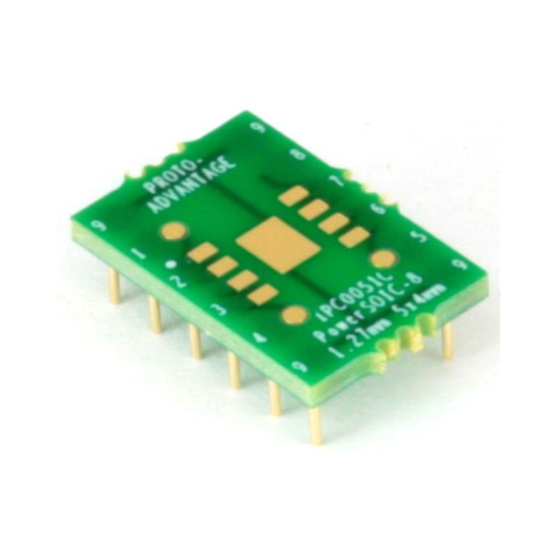 1 pcs : IPC0051C - POWERSOIC-8 TO DIP-12 SMT ADAPTE