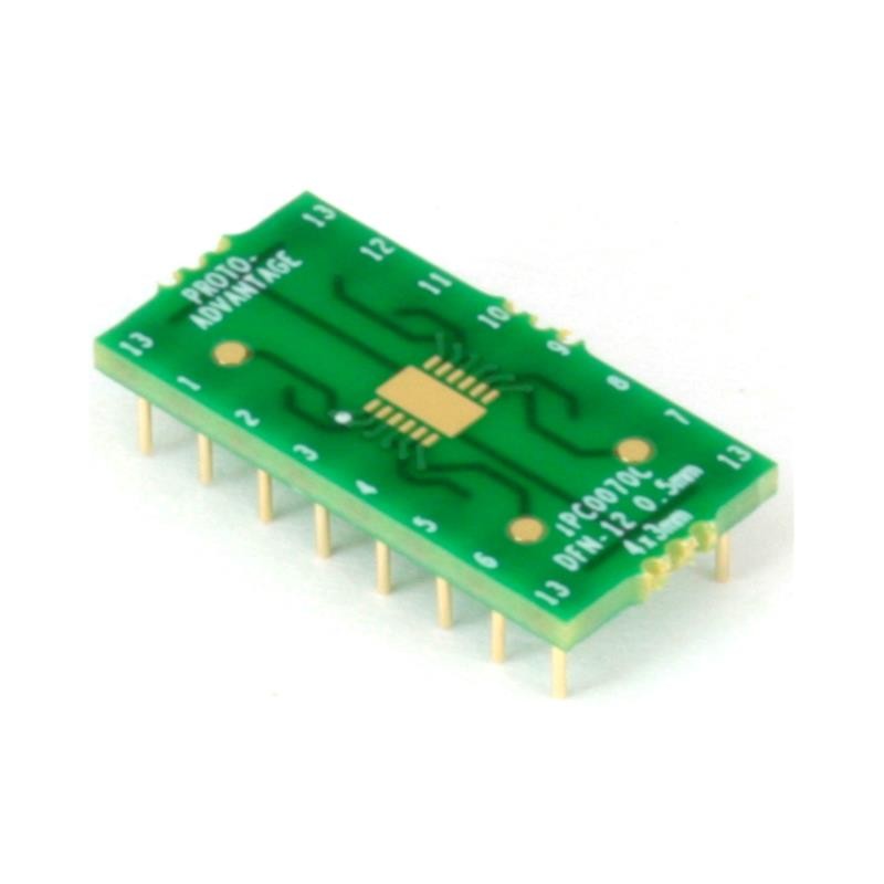 1 pcs : IPC0070C - DFN-12 TO DIP-16 SMT ADAPTER (0.