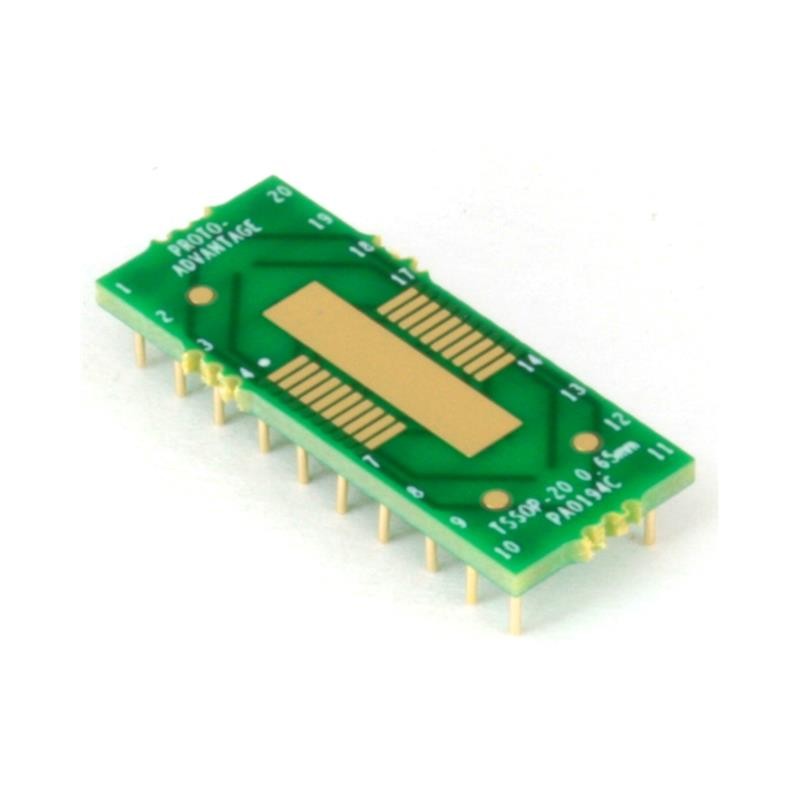 1 pcs : PA0194C - TSSOP-20-EXP-PAD TO DIP-20 SMT A