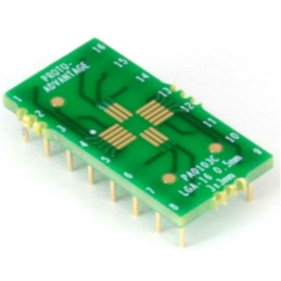 1 pcs : PA0103C - LGA-16 TO DIP-16 SMT ADAPTER (0.