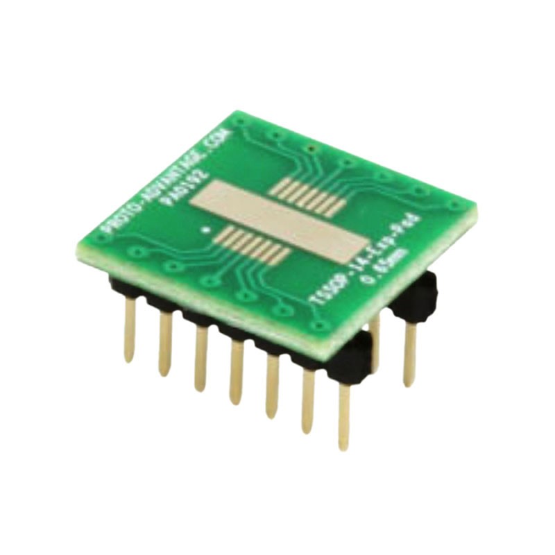 1 pcs : PA0192 - TSSOP-14-EXP-PAD TO DIP-14 SMT
