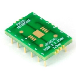 1 pcs : IPC0076C - MSOP-8 TO DIP-12 SMT ADAPTER (0.