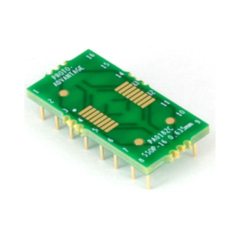 1 pcs : PA0182C - SSOP-16 TO DIP-16 SMT ADAPTER (0