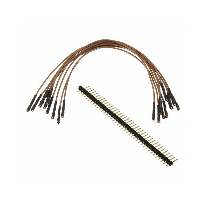 1 pcs : 920-0206-01 - 10 PACK 7' FEMALE BROWN JUMPERS