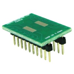 1 pcs : PA0018 - SSOP-20 TO DIP-20 SMT ADAPTER