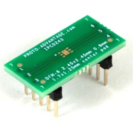 1 pcs : IPC0243 - DFN-6 TO DIP-10 SMT ADAPTER (0.8