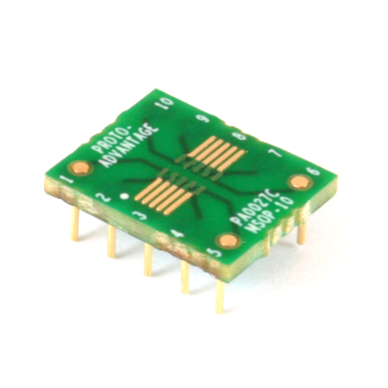 1 pcs : PA0027C - UMAX-10/USOP-10/MSOP-10 TO DIP-1