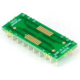 1 pcs : PA0029C - QSOP-20 TO DIP-20 SMT ADAPTER (0