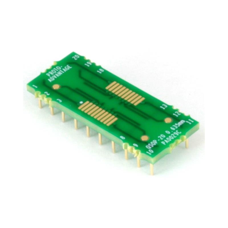 1 pcs : PA0029C - QSOP-20 TO DIP-20 SMT ADAPTER (0