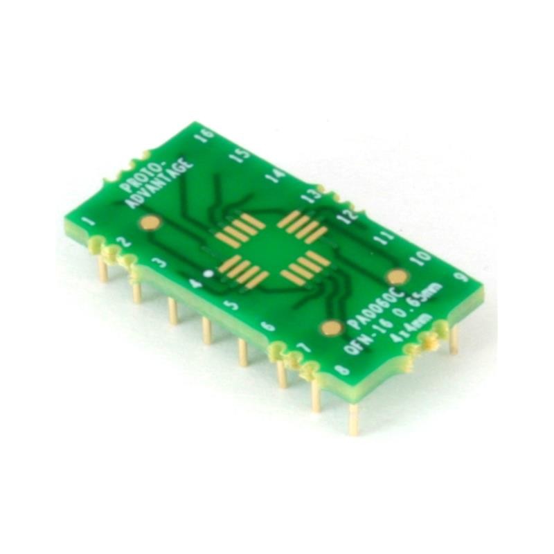 1 pcs : PA0060C - QFN-16-THIN TO DIP-16 SMT ADAPTE