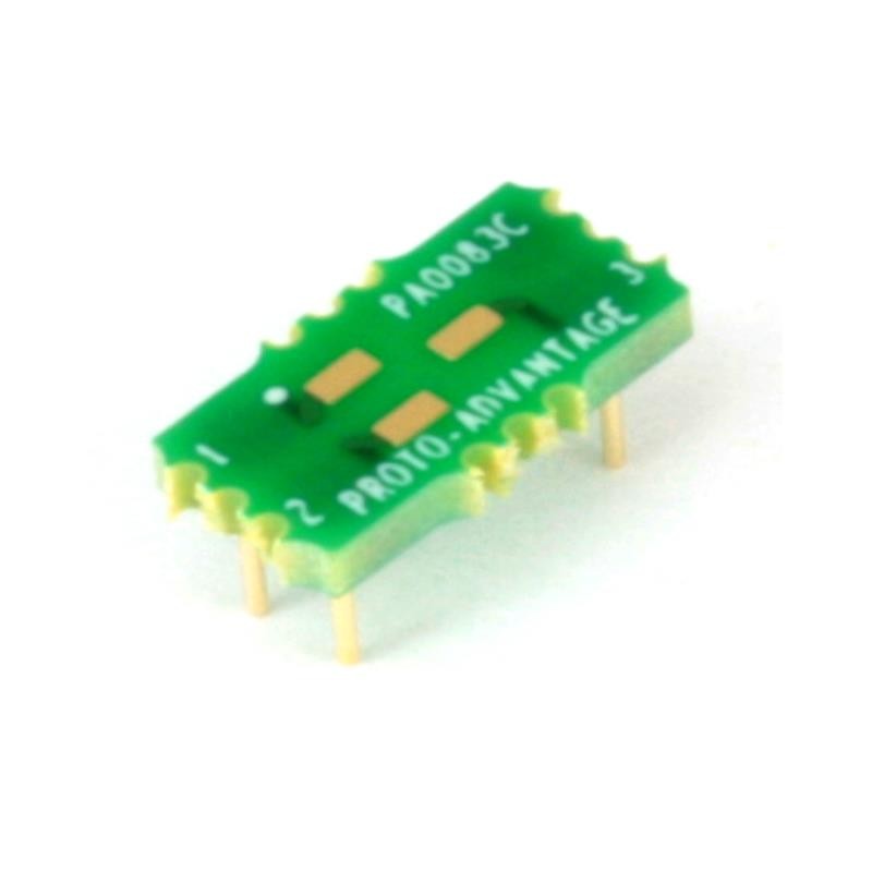 1 pcs : PA0083C - SOT23 TO DIP-4 SMT ADAPTER (0.95