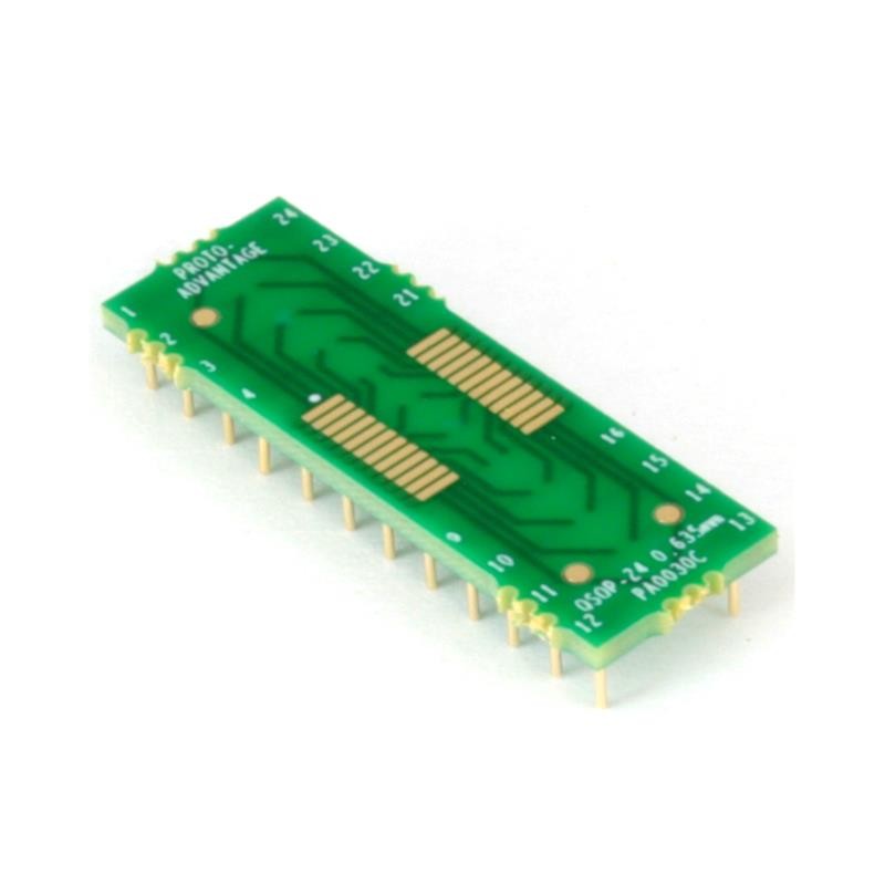 1 pcs : PA0030C - QSOP-24 TO DIP-24 SMT ADAPTER (0