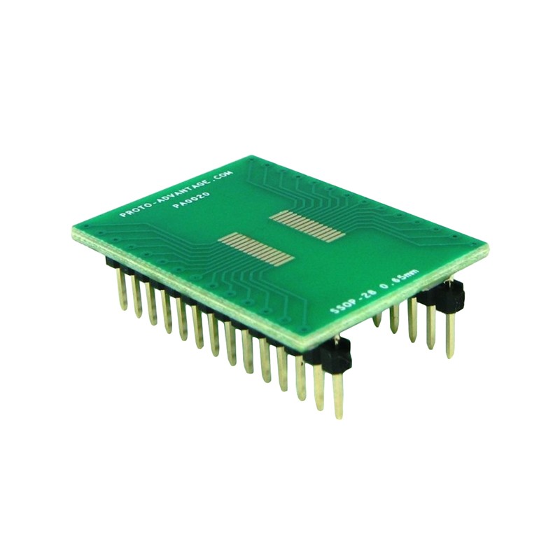 1 pcs : PA0020 - SSOP-28 TO DIP-28 SMT ADAPTER