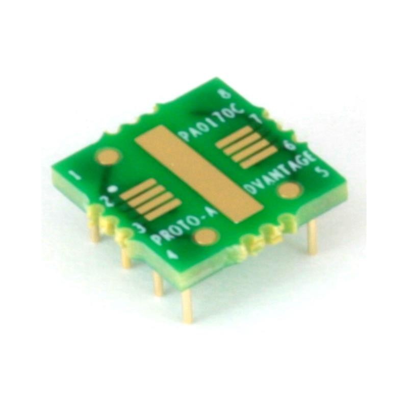 1 pcs : PA0170C - MINI SOIC-8 EXP PAD TO DIP-8 SMT