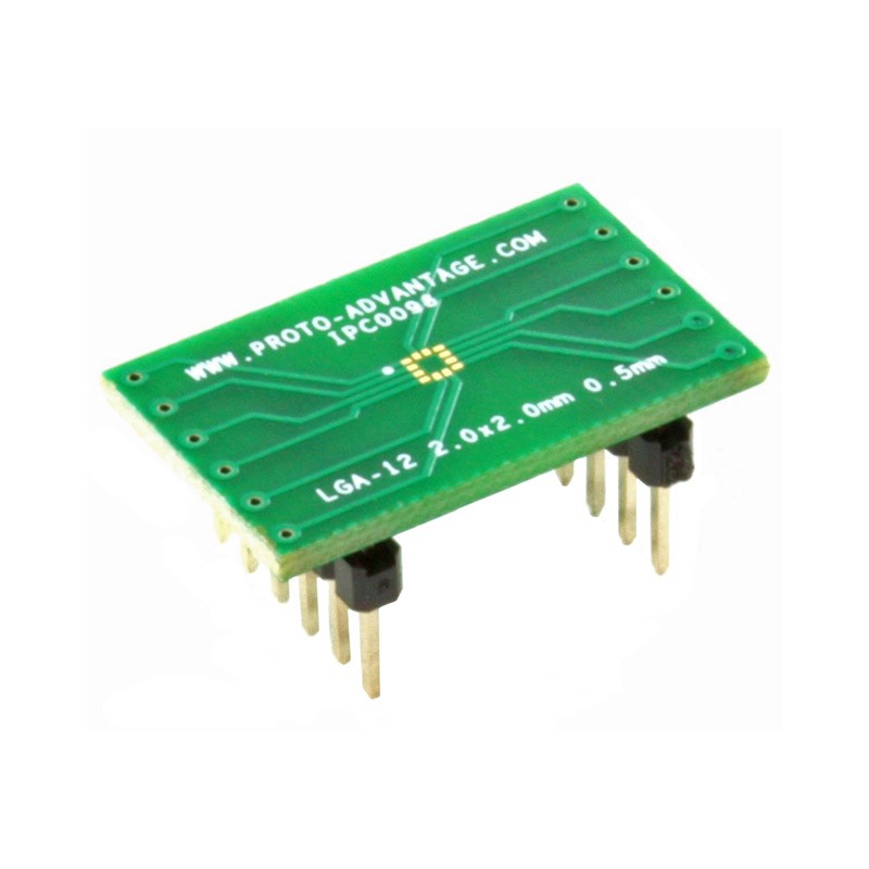 1 pcs : IPC0096 - LGA-12 TO DIP-12 SMT ADAPTER