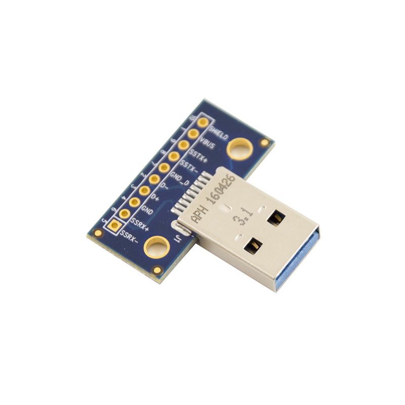 1 pcs : BRK-USB-AP-3.1 - USB 3.1 TYPE A MALE PLUG BREAKOU