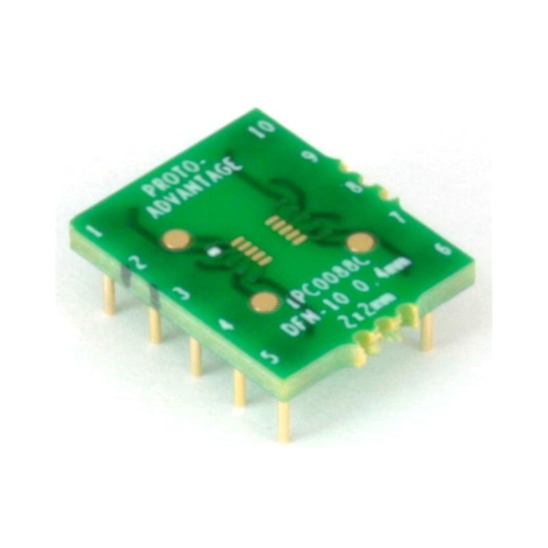 1 pcs : IPC0088C - DFN-10 TO DIP-10 SMT ADAPTER (0.