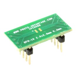 1 pcs : IPC0088 - DFN-10 TO DIP-10 SMT ADAPTER