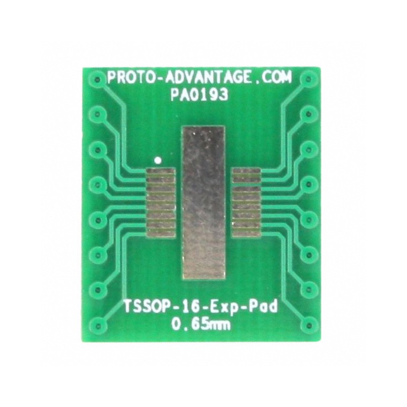 1 pcs : PA0193 - TSSOP-16-EXP-PAD TO DIP-16 SMT